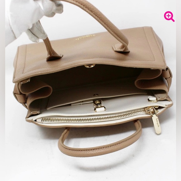 NWT Kate Spade Knott medium satchel in tan *updated pics* - Picture 12 of 14
